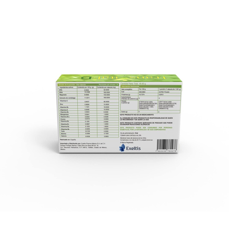 Transvital D Suplemento Alimenticio a Base de Omega 3, Extracto