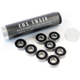 Cox Swain Pack of 16 high end inline skate ball bearings - ABEC 11-608