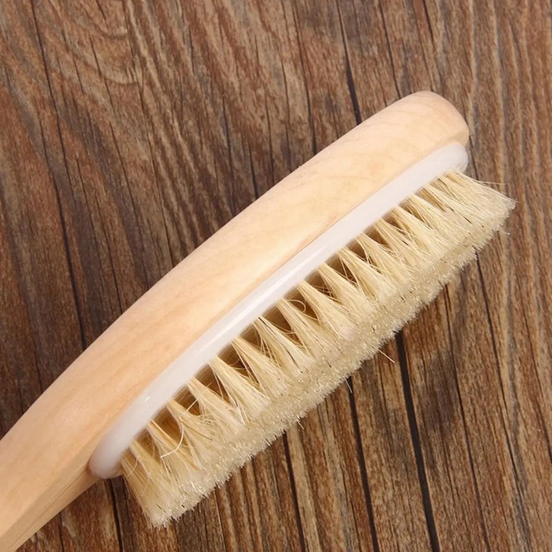 Cepillo Corporal de Bambú para Exfoliación en Seco y Masaje