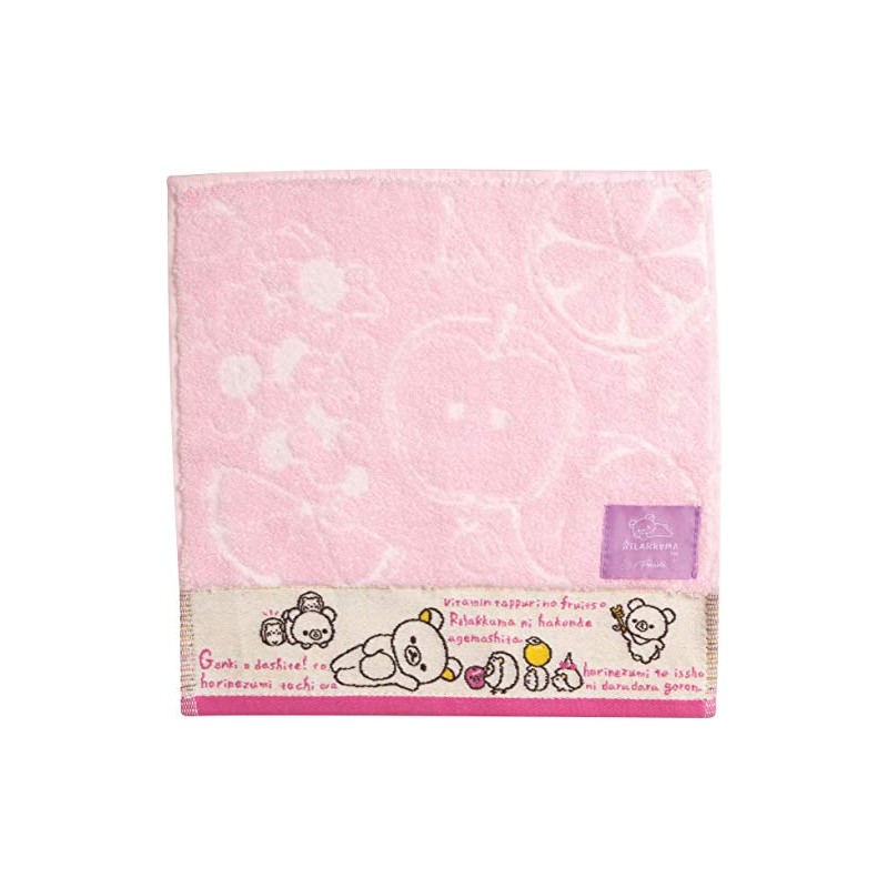 Rilakkuma CM23201 Mini Towel Relax with Fruits
