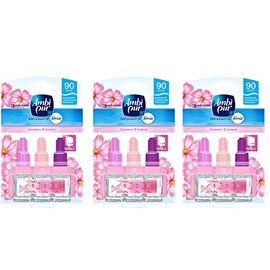 3 x Ambi Pur 3volution Air Freshener Electrical Plug in Refill Blossom Breeze 20ml