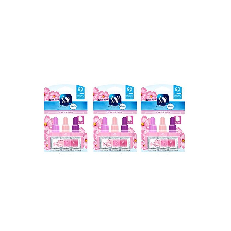 3 x Ambi Pur 3volution Air Freshener Electrical Plug in