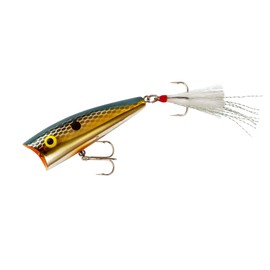 Rebel Lures P6077 Pop-R Fishing Lure - Foxy Momma, 2 1/2"
