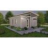 Generic Tiny House Plan 26x20 - 520 Sqft Cabin Cottage