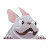 Fawn Sticker For French Bulldog, Cute Dog, Car Window Sticker,