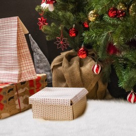 MFUOE 31 x 31 Inch Faux Fur Fabric Faux Fur Squares for Craft Gnome Beard Costume