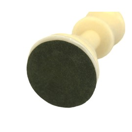 Staunton Design Plastic Chess Pieces with Felt Gliders King Height 63 mm Black White Size M King 63 mm