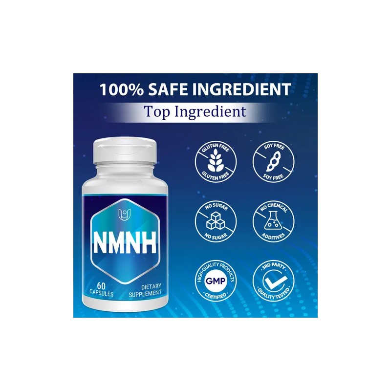 Ucessuyy Nmnh 500mg 60 Cápsulas Suplemento Nad+ Antiedad