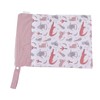 2pcs Hanging Diaper Bag Waterproof Double Pockets Zipper Closure Baby