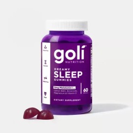 Goli Nutrition, Sleep Melatonina 5mg 60 Gomitas Mf Sabor Mix