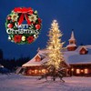 BESTOYARD Christmas Door Wreath Christmas Ball Ornaments Christmas Window Wall