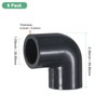M METERXITY 6-Pack 90 Degree Adapter Connector, 3/4" Socket UPVC