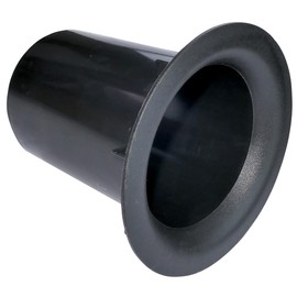 AERZETIX - C52251 - Port bass reflex tube for loudspeaker - for opening Ø142mm - collar: Ø 157mm - black - for speaker subwoofer housing - made of plastic