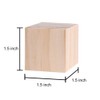 Supla Supla 40pcs 1.5 inch - Natural Solid Wood Square