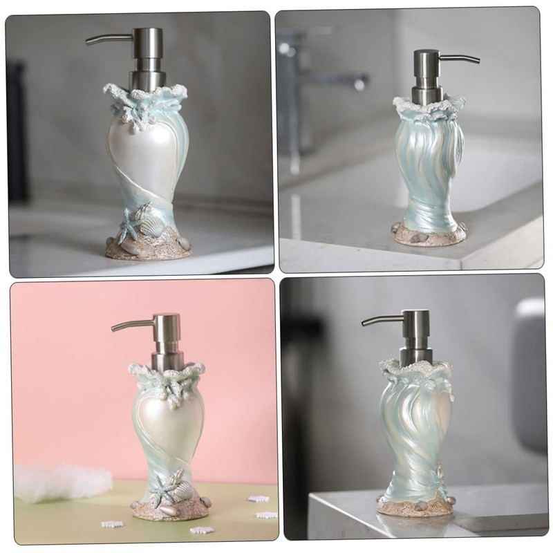 Zerodeko Style Refillable Soap Dispenser Stylish Pump Shampoo Bottle for