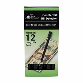 Royal Sovereign Counterfeit Detection Pens 12 Pack (RCD-0112-ADBK)