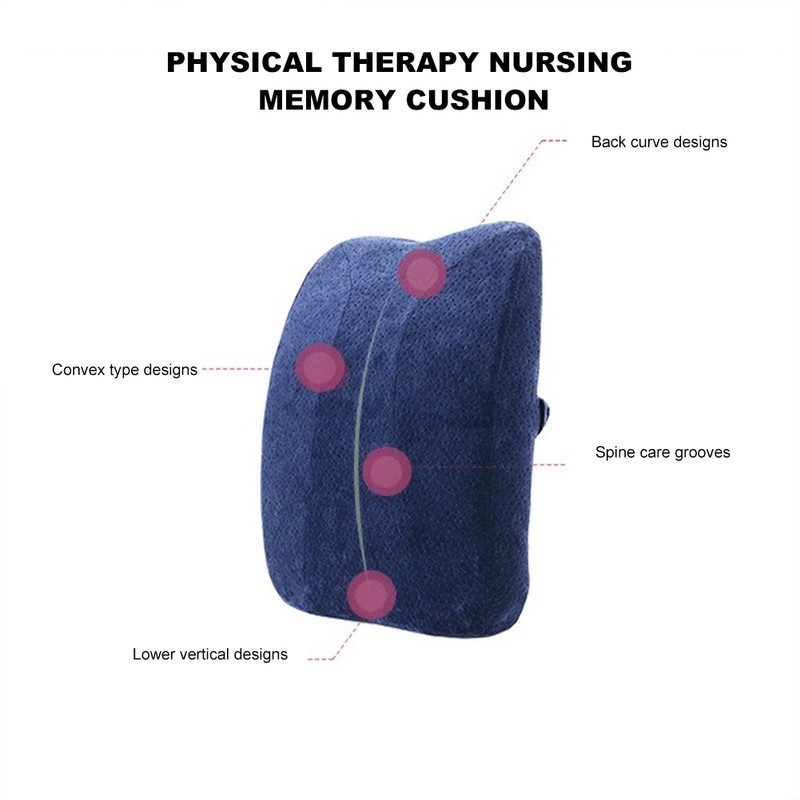 Lumbar Support Back Pillow Thickening Back Waist Support Cushion for