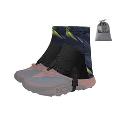 UNIQOCK Low Gaiters,Ankle Gaiters,Snow Boot Guard Gators,Shoe Gaiters,Gators for Hiking Boots,Leg Gaiters,Snake Gaiters,Waterproof Hiking Gaiters for Hunting,Running,Snow,Mountain Climbing