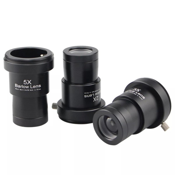 Universal 1.25 inch Astronomical Telescope Barlow Lens 2X 3X 5X