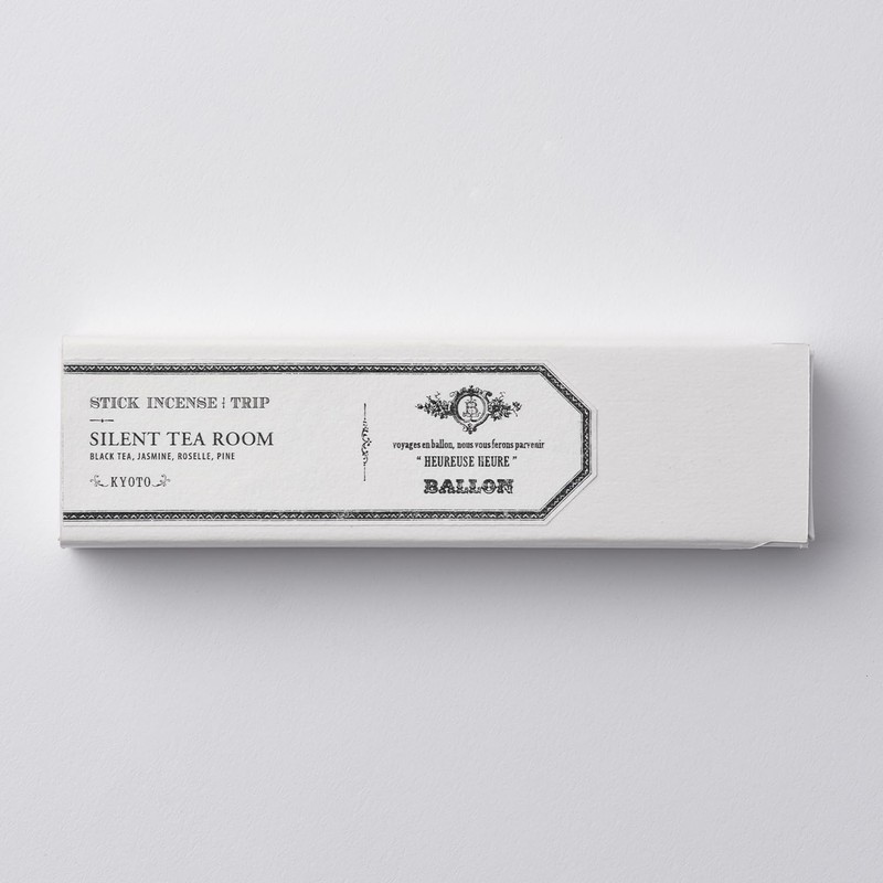 BALLON Stick Incense Silent Tea Room Incense, 20 Incense Sticks