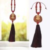 Buddha Car Pendant Peach Wood Exquisite Carving Mind Purification Wealth