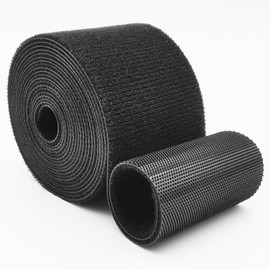 Matenf Double-Sided Hook and Loop Straps, Self-Gripping, 2 Inch Wide, Cut to Length, Heavy Duty, Quick Wrap Cable Straps, Hook & Loop Roll for Bundling Fastening Storage and Organization, 2'' x 8'