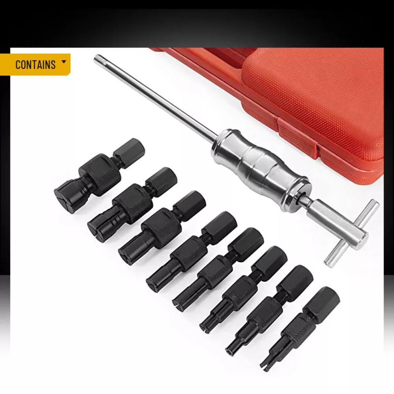 VLAND 9pc Blind Hole Inner Bearing Puller Set Remover Slide