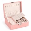 Double-Layer Jewelry Box for Organized Storage – Leather Case with