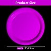 Glow in the Dark Neon Birthday Plates, 50 Pcs 9