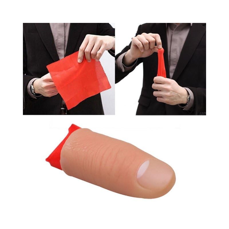 Pack of 2 Thumb Tip Magic Tricks Thumb Tip Silk