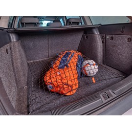TrunkExpert Boot Net Compatible with Toyota Highlander IV (XU70) SUV, from 2019, Luggage Net Elastic Boot Net Organiser & Safety for Car Net Storage Mesh Bag with Velcro
