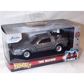Corgi jada De Lorean Time Machine B'AC'K T0 THE F'UTUR'E part 2 car 1:32 scale diecast model