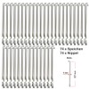 74 Spokes 227 Spokes Silver Chrome 2 mm including Brass