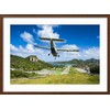 Art.com Framed Wall Art Prints Small airplane landing at the