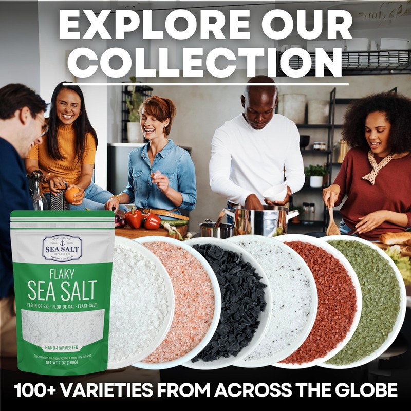 Fine Grain Sea Salt for Baking, Pure Non-Iodized Baja Table