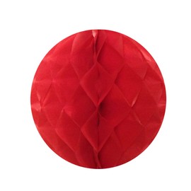 Wrapables Tissue Honeycomb Ball Party Decorations for Weddings, Birthday Parties, Baby Showers and Nursery Decor (Set of 2), 14", Red