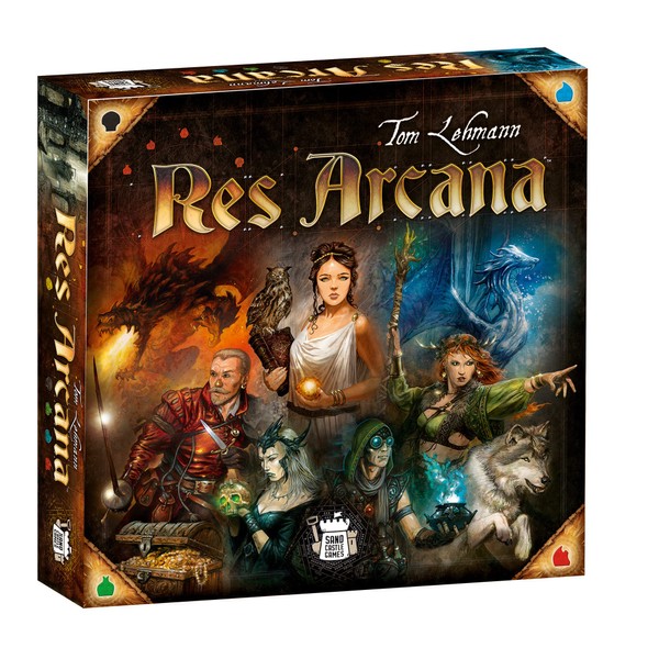 Sand Castle Games Res Arcana Board Game | Adventure Game | Fantasy Game | Strategy Game for Adults and Teens | Ages 14+ | 2-4 Players | Average Playtime 30-60 Minutes | Made by Sand Castle Games