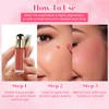 Liquid Blush Tint Multi-Use Lip Cheek Makeup High-Pigment Rose