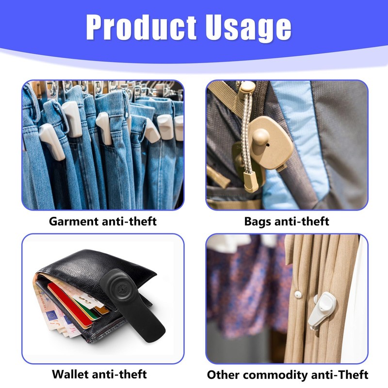 Label Remover, Detacher Anti-Theft Hook Anti-Theft Portable Aluminum Alloy Multipurpose