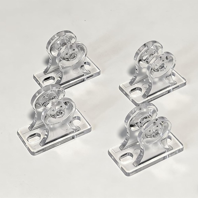 Roller Shade Clear Saftey Cord Guide 4 pcs Clip Fixation