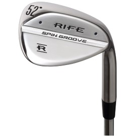 Rife Spin Groove Mens Standard Right Handed Golf Wedge 52 Degree Approach AW Bite Grooves