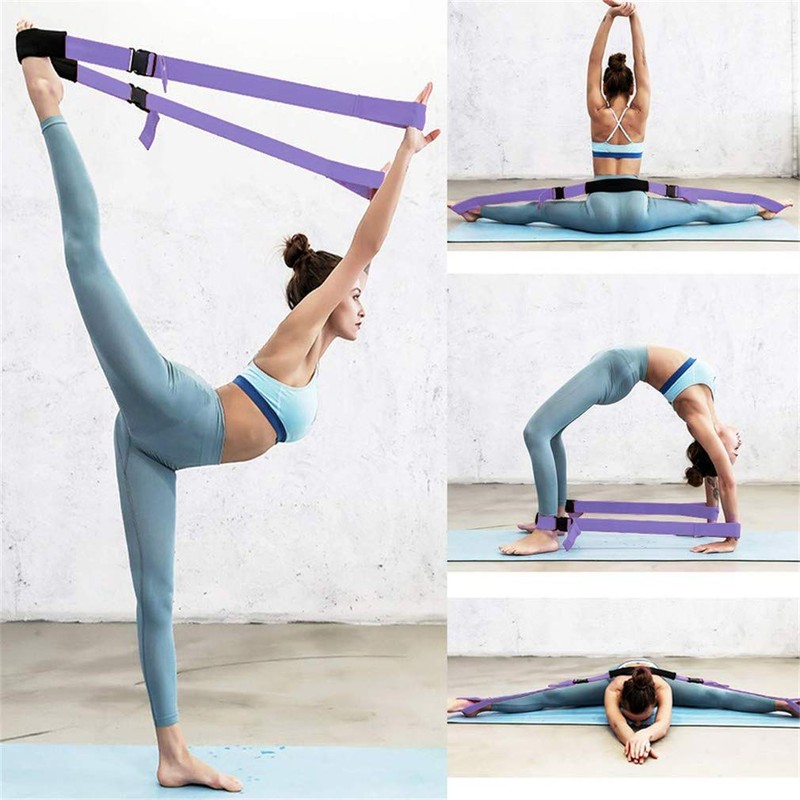 Fitness Stretch Strap - Adjustable Leg Stretch Band to Improve