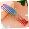 PACKOVE 3pcs Hair Cutting Comb Wide Tooth Comb for Curly