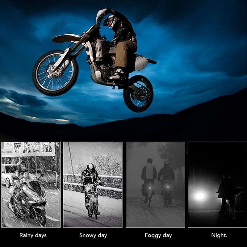Motorcycle Driving Fog Lights Bird Shape 2000LM IP67 Waterproof Motorcycle