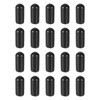 DMiotech 20pcs 6mm Inner Diameter Black Screw Protector Rubber End