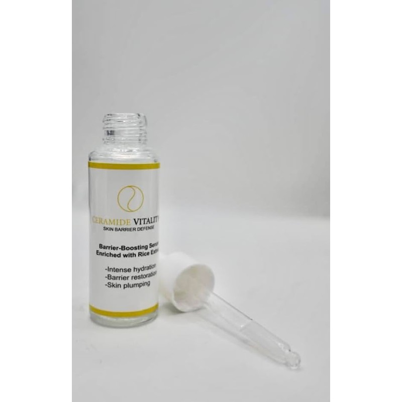 Ceramide Vitality+ Skin Barrier Defense Barrier-Boosting Serum Enriched with Rice