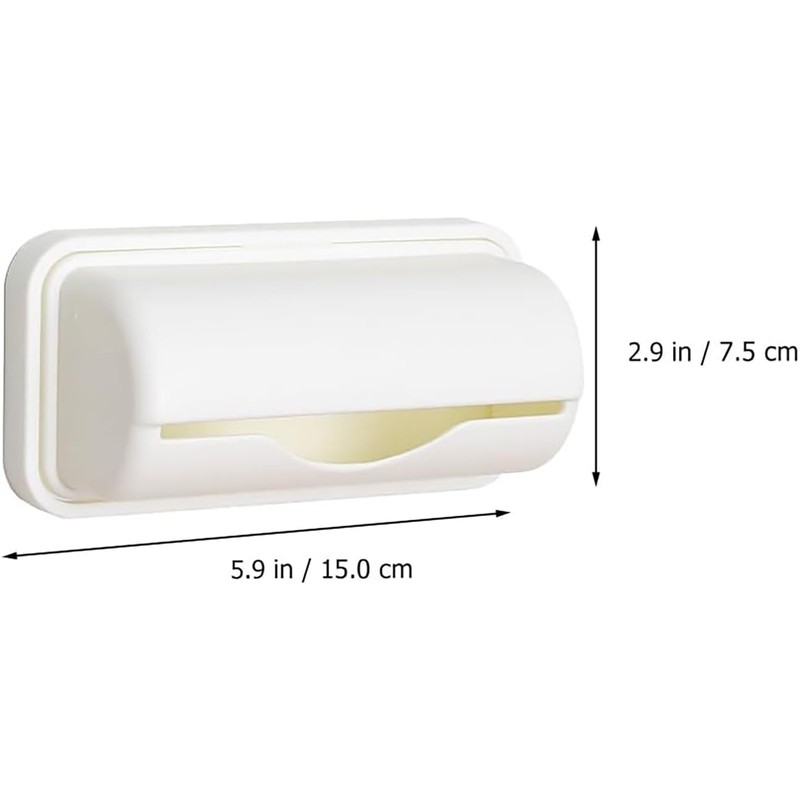 Walquicks 3 Pcs Garbage Bag Storage Box Trash Bag Plastic