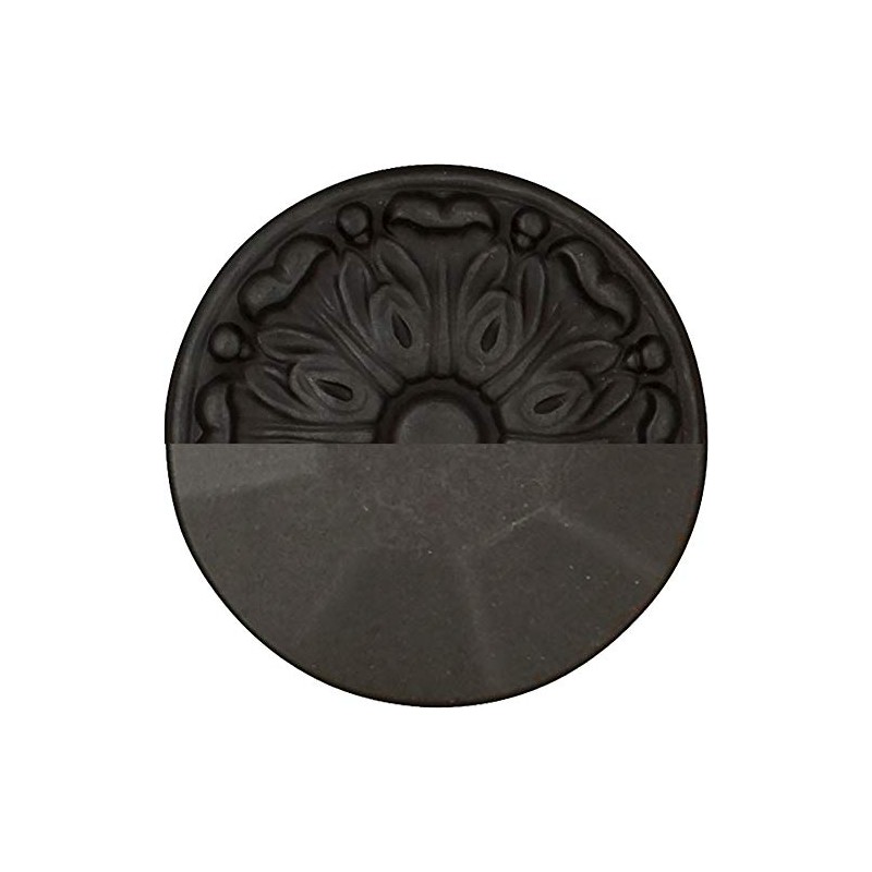 Hickory Hardware P3061-BI 1-3/8-Inch Mountain Lodge Knob, Black Iron