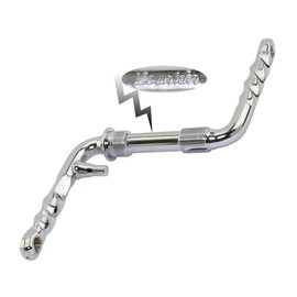 Lowrider Twisted One/Piece Crank 4 1/2" (115mm) Chrome. for Bicycles, Bikes Bikes, BMX, trikes