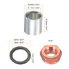 PATIKIL Skateboard Truck Hardware Kit Skateboard Truck Lock Nut Axle